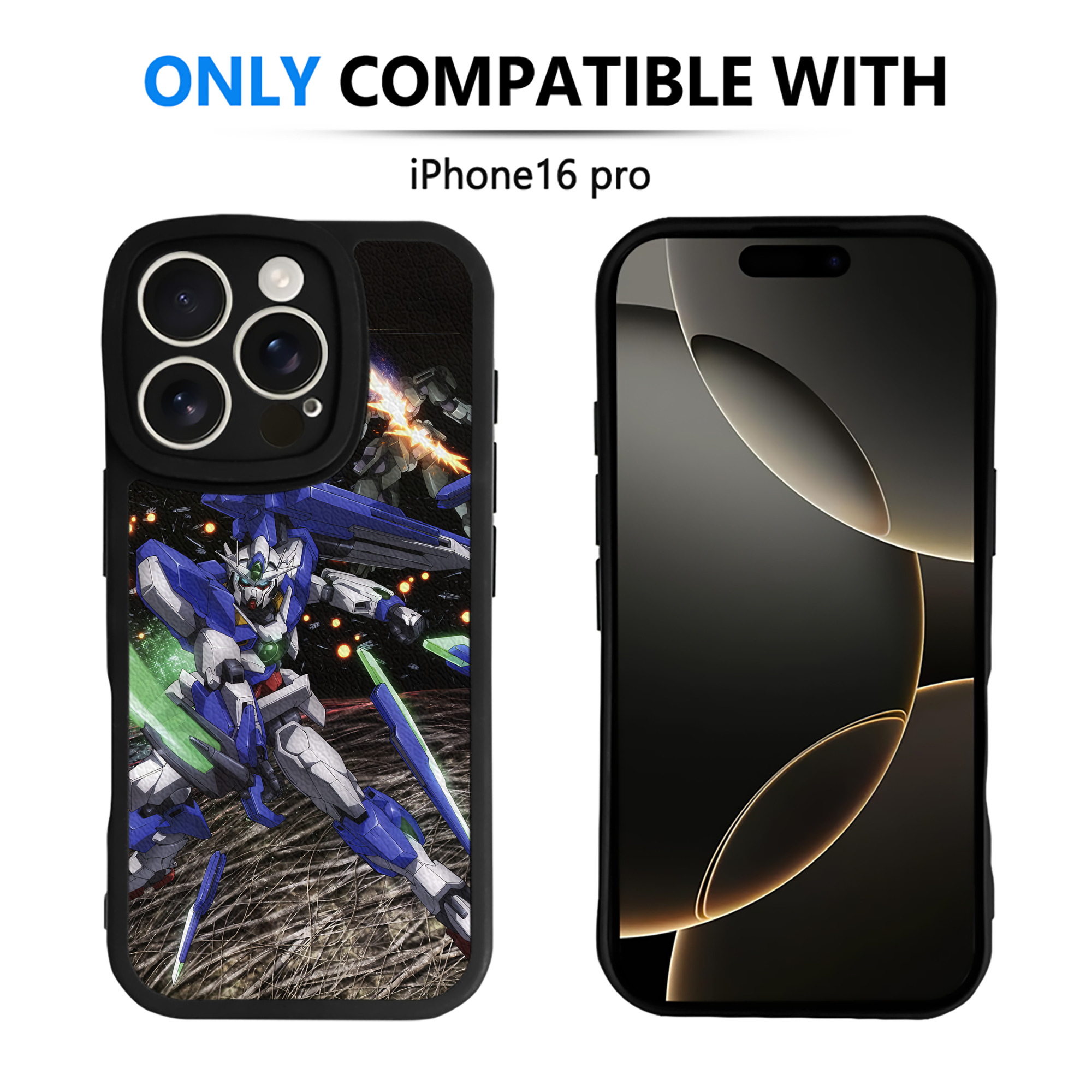 （画像用） 機動戦士ガンダム Mobile Suit Gundam 【iPhone 16シリーズ対応】シリコンスマホケース（レザー調） 材質：シリコン